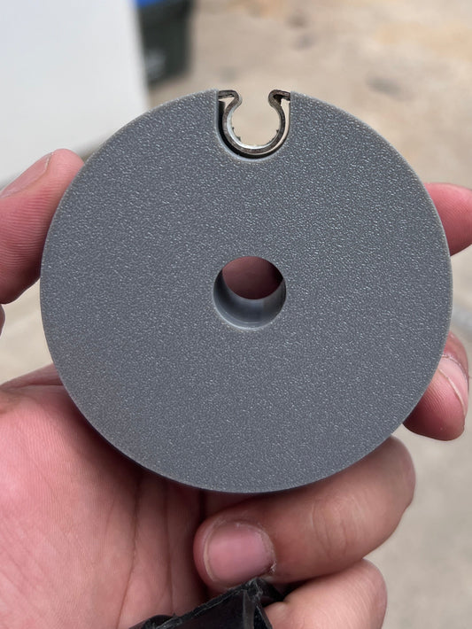 Pull Tarp Flanged End Cap - 3D Printed PETG (Replaces 501-0658) 25 qty